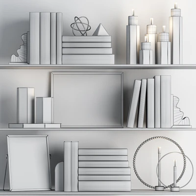 DECORATIVE SET 05 (white) — Ver 5