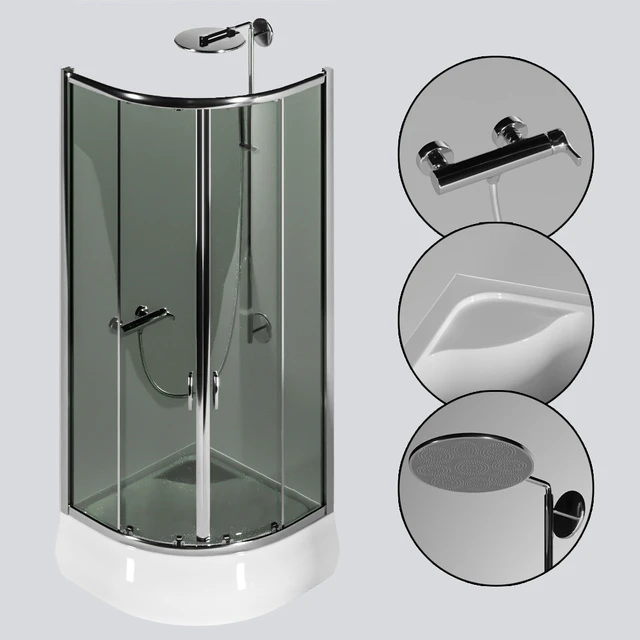 Shower Cabins 4pcs — Скачать