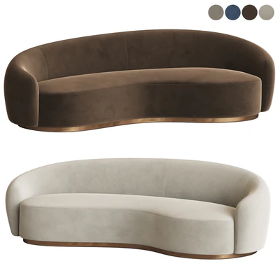 Snowglobs Austin Curved Sofa — Вид 1