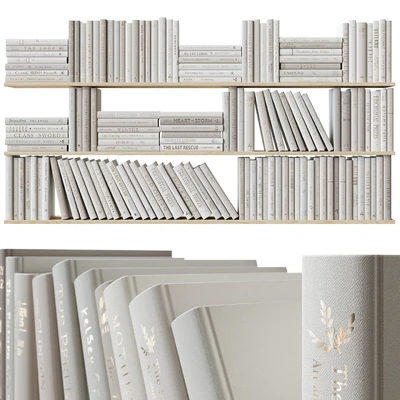 A set of beige books Books light beige — Ver 1