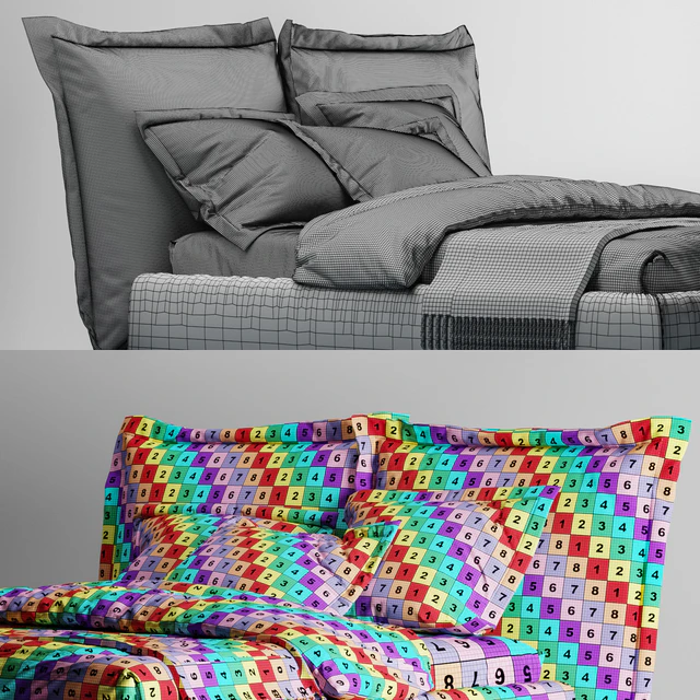 My home collection Face bed — Descargar