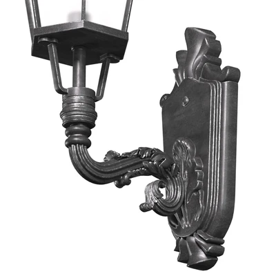Outdoor wall streetlight. Classical Outdoor Wall Lamp Lighted Lantern Sconce — Ver 4