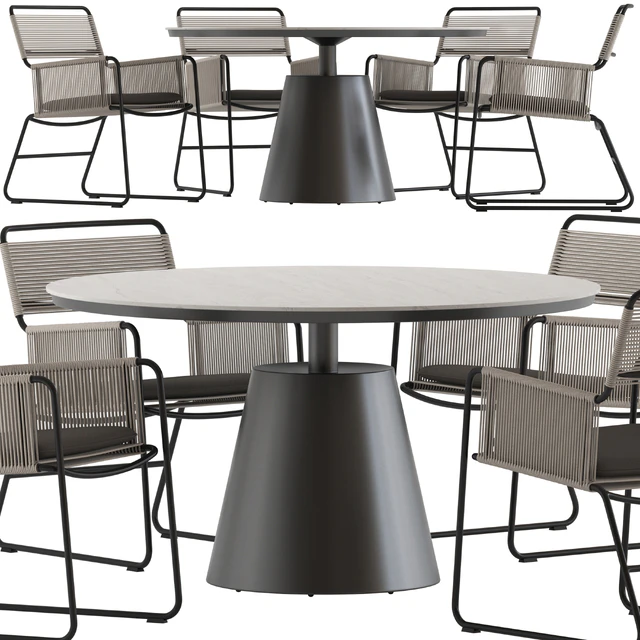 Coco Republic Milan Chair and Polo Table — Descargar