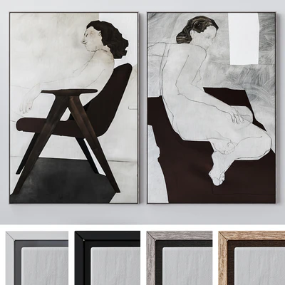 Set of large wall paintings 1842 — Ver 1