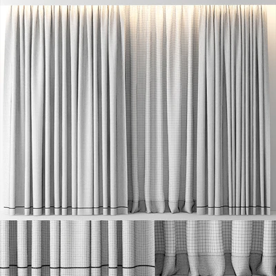 WOOL GRAY CURTAINS — Ver 2