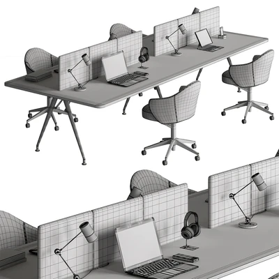 Employee Set - Office Furniture 460 — Ver 4