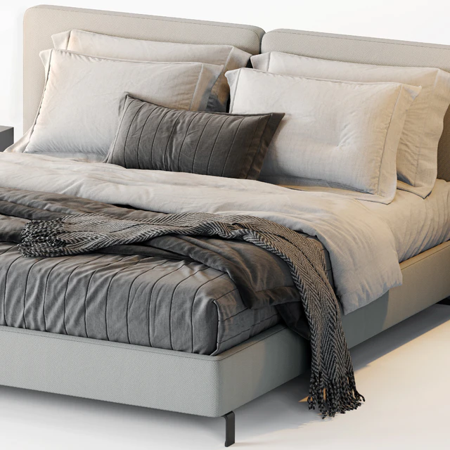 Minotti Tatlin Bed — Скачать