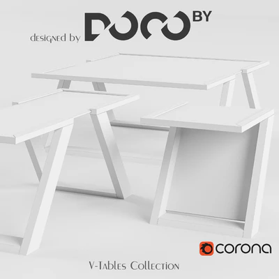 Коллекция столиков V-collection designed by DOCOby — Вид 3