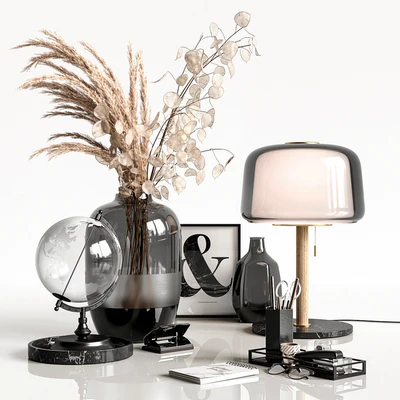 Decorative set in black colors — Вид 1