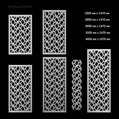 Partition vintage v2 / Винтажная перегородка — Вид 1