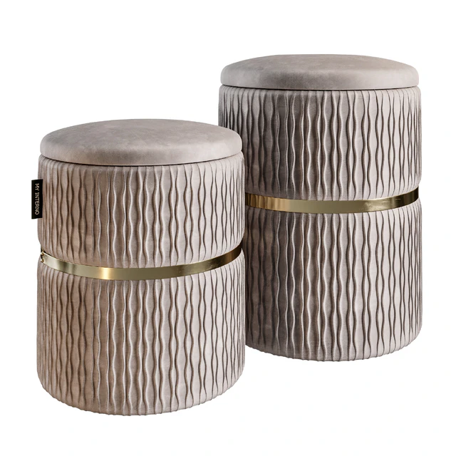 Set of two ottomans Verona MY iNTERNO — Descargar