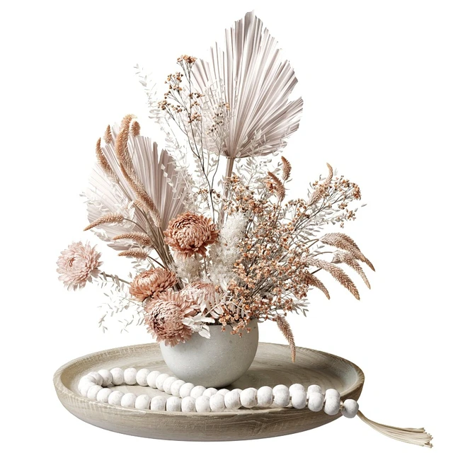 Bouquet of dried flowers with chrysanthemums 34 — Descargar