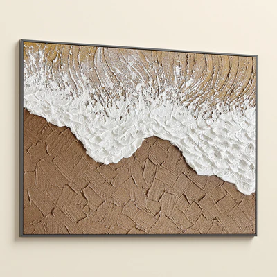Large Panoramic Relief Plaster Wall Art C-837 — Ver 7