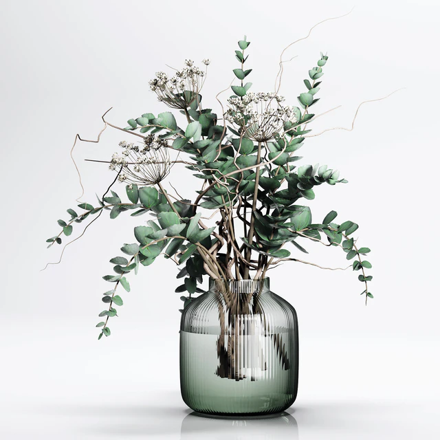 Bouquets in Glass Vase — Скачать
