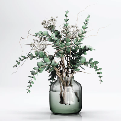 Bouquets in Glass Vase — descargar