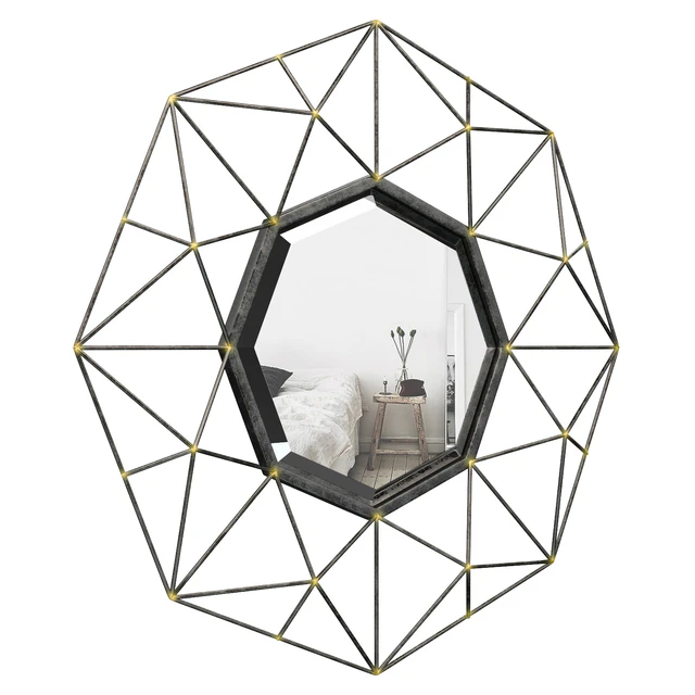 Coll Round Metal Wall Mirror MCRW5888 — Скачать