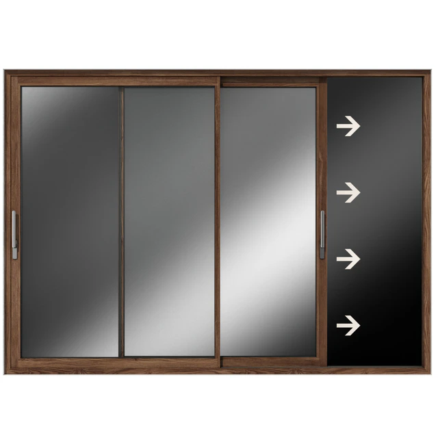 Раздвижные витражные алюминиевые окна /  Sliding Stained Glass Aluminum Windows — Скачать