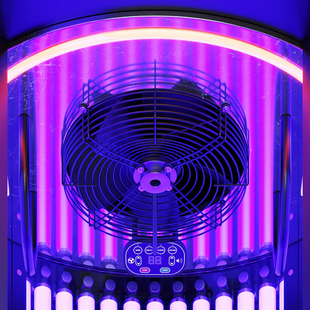 Vertical tanning bed of Sunflower V50 — Descargar