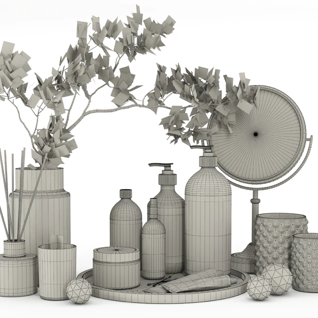 Decorative set 09 - Bathroom accessories — Descargar