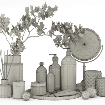 Decorative set 09 - Bathroom accessories — Ver 5