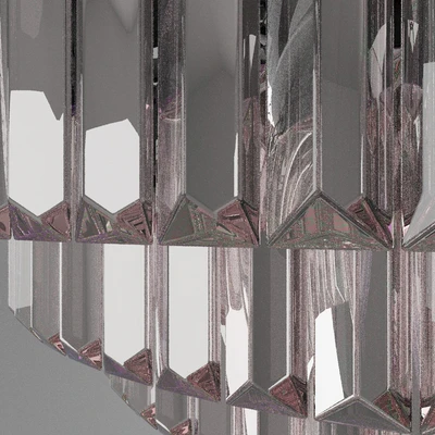 Chandelier RH 1920s Odeon Clear Glass Fringe Chandelier -60 — Ver 3