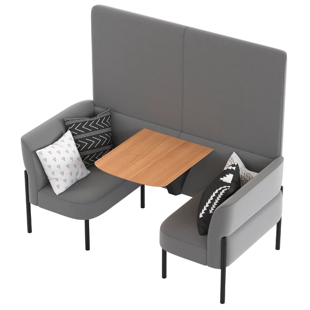 Herman Miller Hue Lounge Furniture low with wall — Descargar