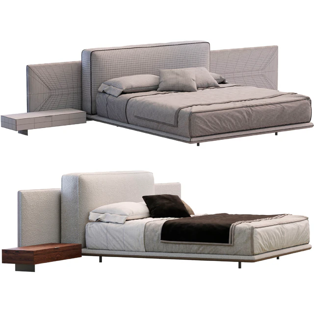 Bed Horizonte By Minotti — Descargar