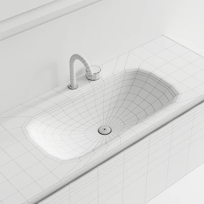 Falper Edge Vanity Unit Set 2 — Ver 5