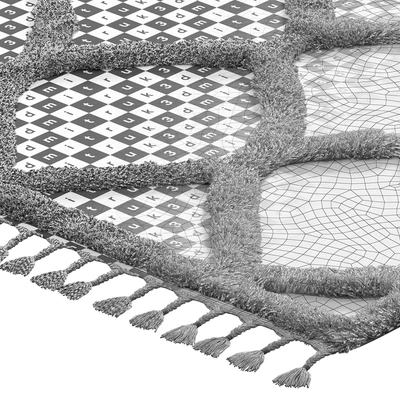nuLOOM Raised Ogee Trellis Nursery Area Rug — Ver 6