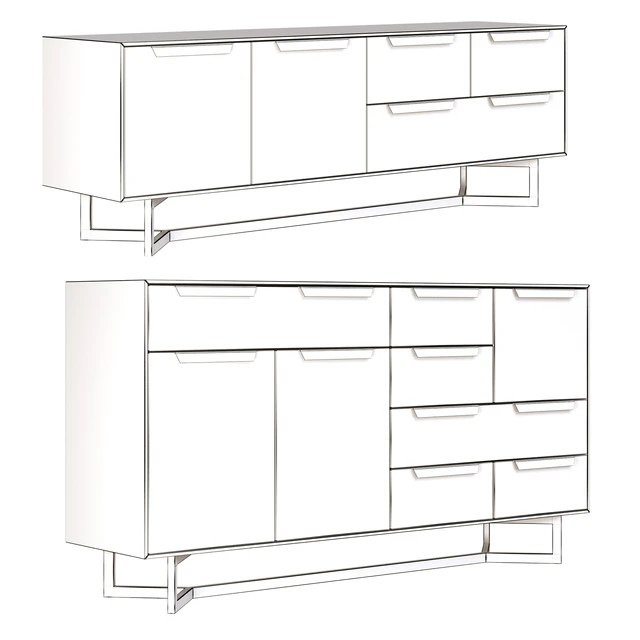 Hedberg nightstand, chest of drawers, TV stand — Descargar