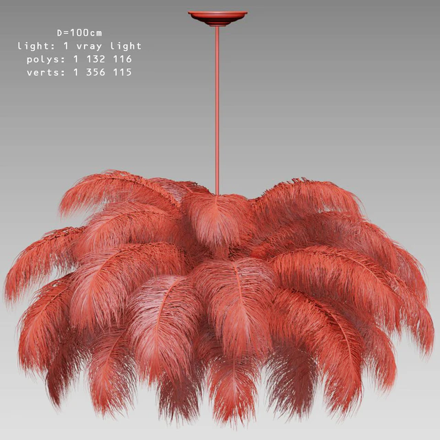 Ostrich Feather Chandelier — Descargar