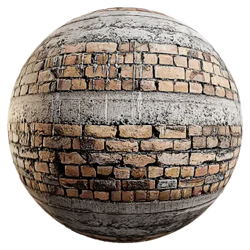 concrete beam brick wall 001 — Descargar