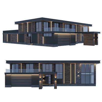 House in the Wright style — Ver 5