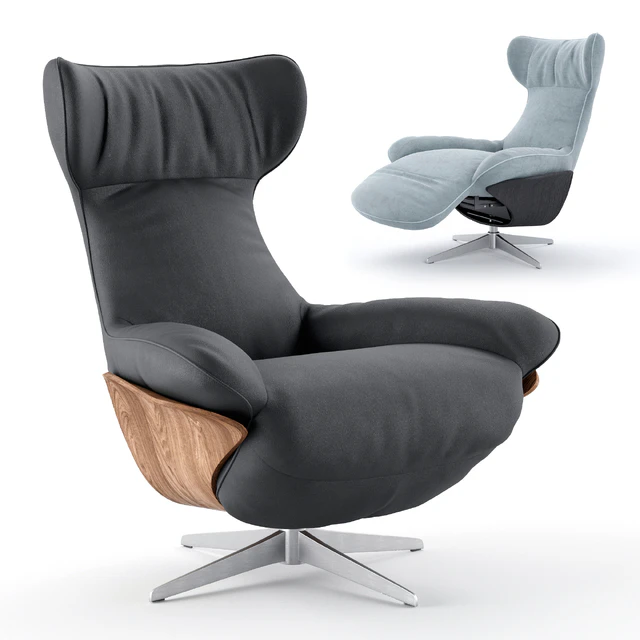 Ilia Recliner Chair (Natuzzi) — Скачать
