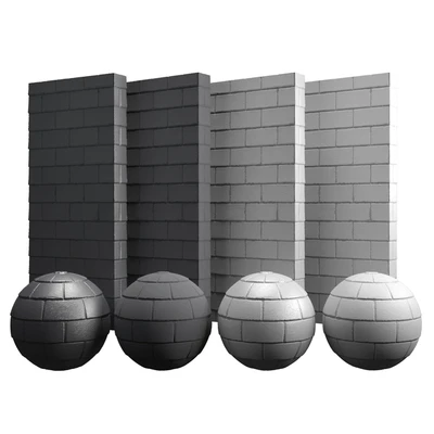 Brick slate tile — Ver 1