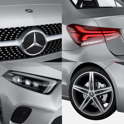 Mercedes-Benz A-klasse IV (W177) sedan — Вид 3