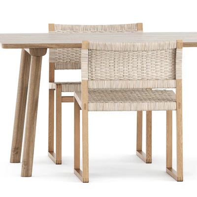 BM62 and BM61 Chair and Taro Table by Fredericia Furniture — Вид 5