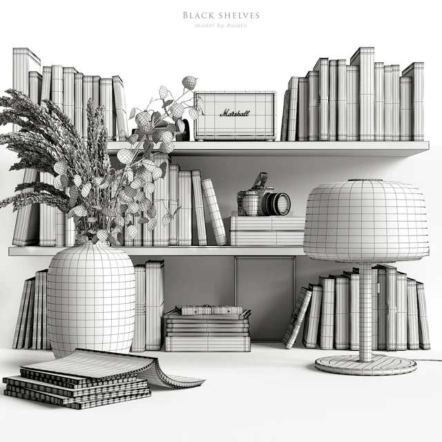 Black shelves — Descargar