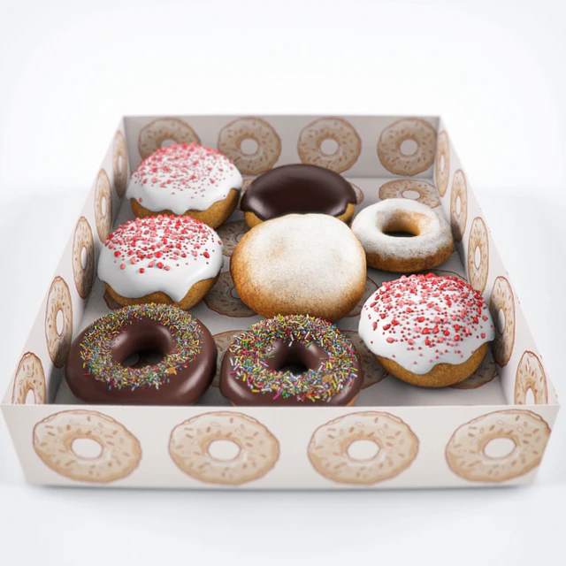 Doughnuts in a box — Descargar