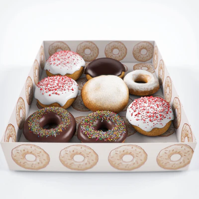 Doughnuts in a box — Descargar