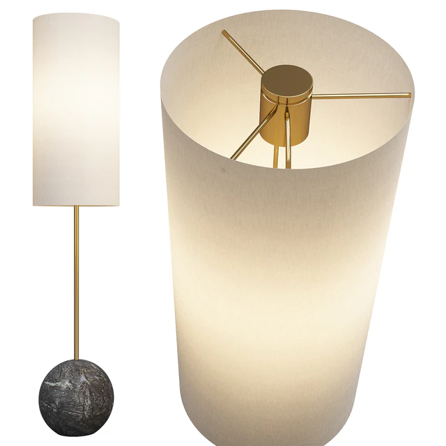 Stand cylinder shade table lamp — Descargar