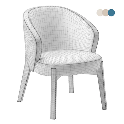 Armchair Astoria, Morris Buckle white — Ver 5