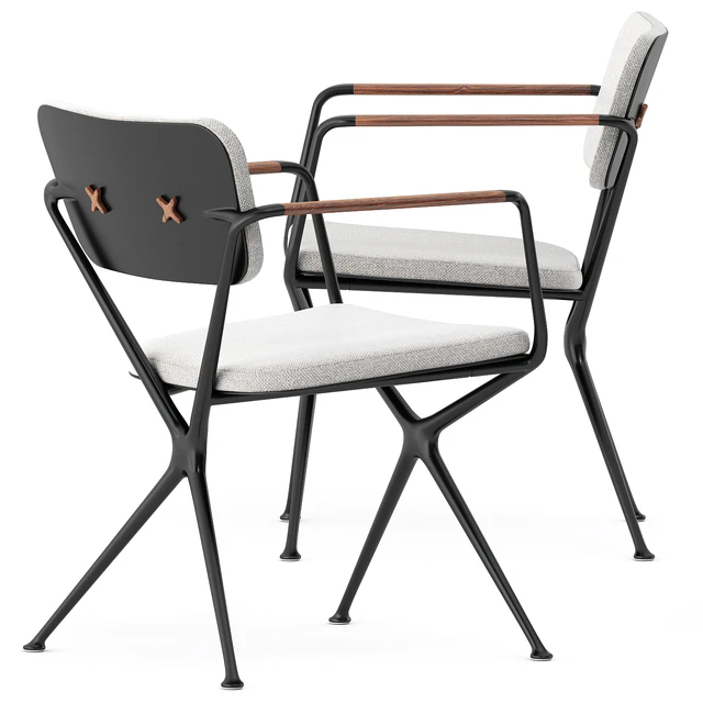 EXES CHAIR and CONIX Oval Table and CONIX Table by Royal Botania — Descargar