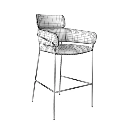 Marino Bar Stool / Beige Latte — Ver 3