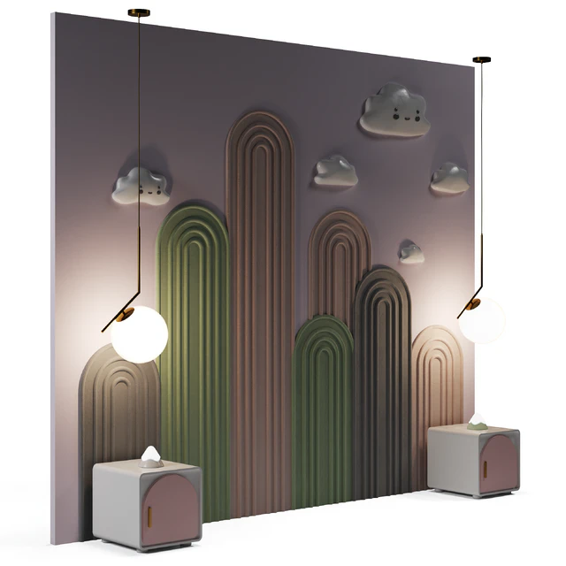 Headboard in nursery 05 — Descargar