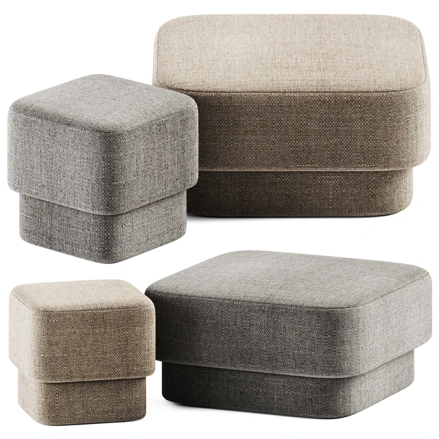 Kate Square Pouf by Domkapa / Пуф — Скачать