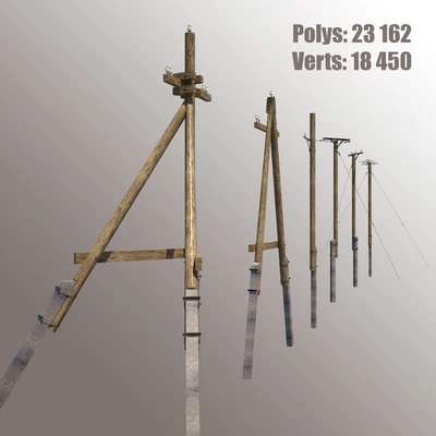 Wooden poles — Ver 1