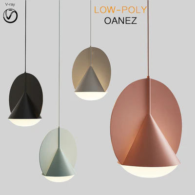Scandlight Oanez Chandelier (low poly) — Ver 1