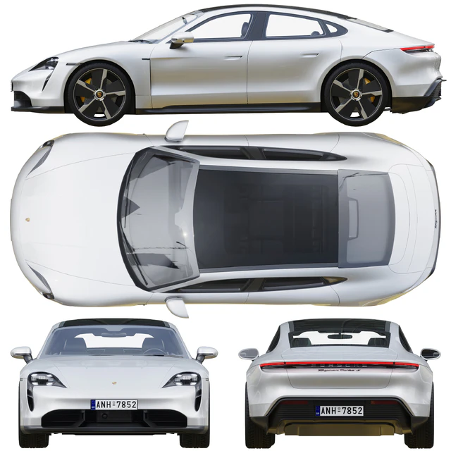 Porsche Taycan Turbo S — Descargar