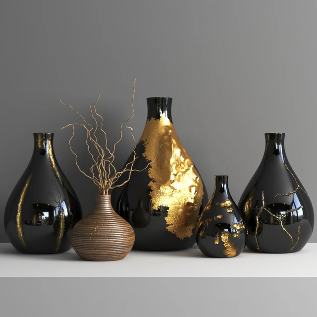 set1259- golden vases2 — Скачать